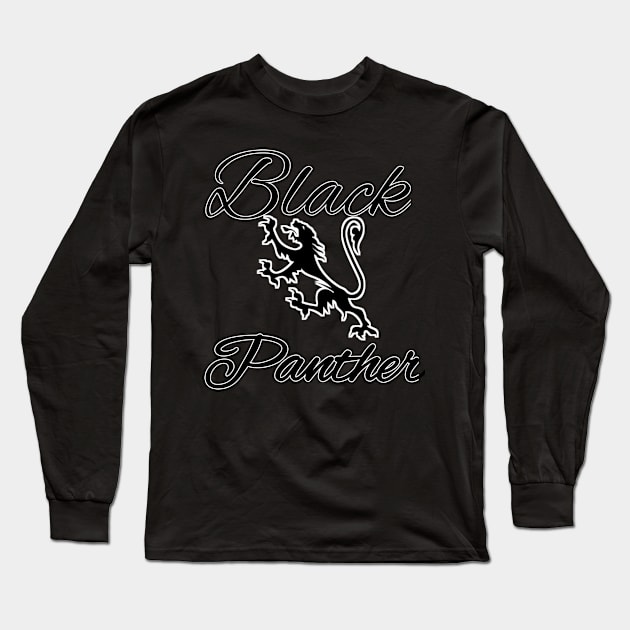 Black panther Long Sleeve T-Shirt by aboss